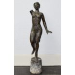 Antique Cast Bronze Figure Large figure