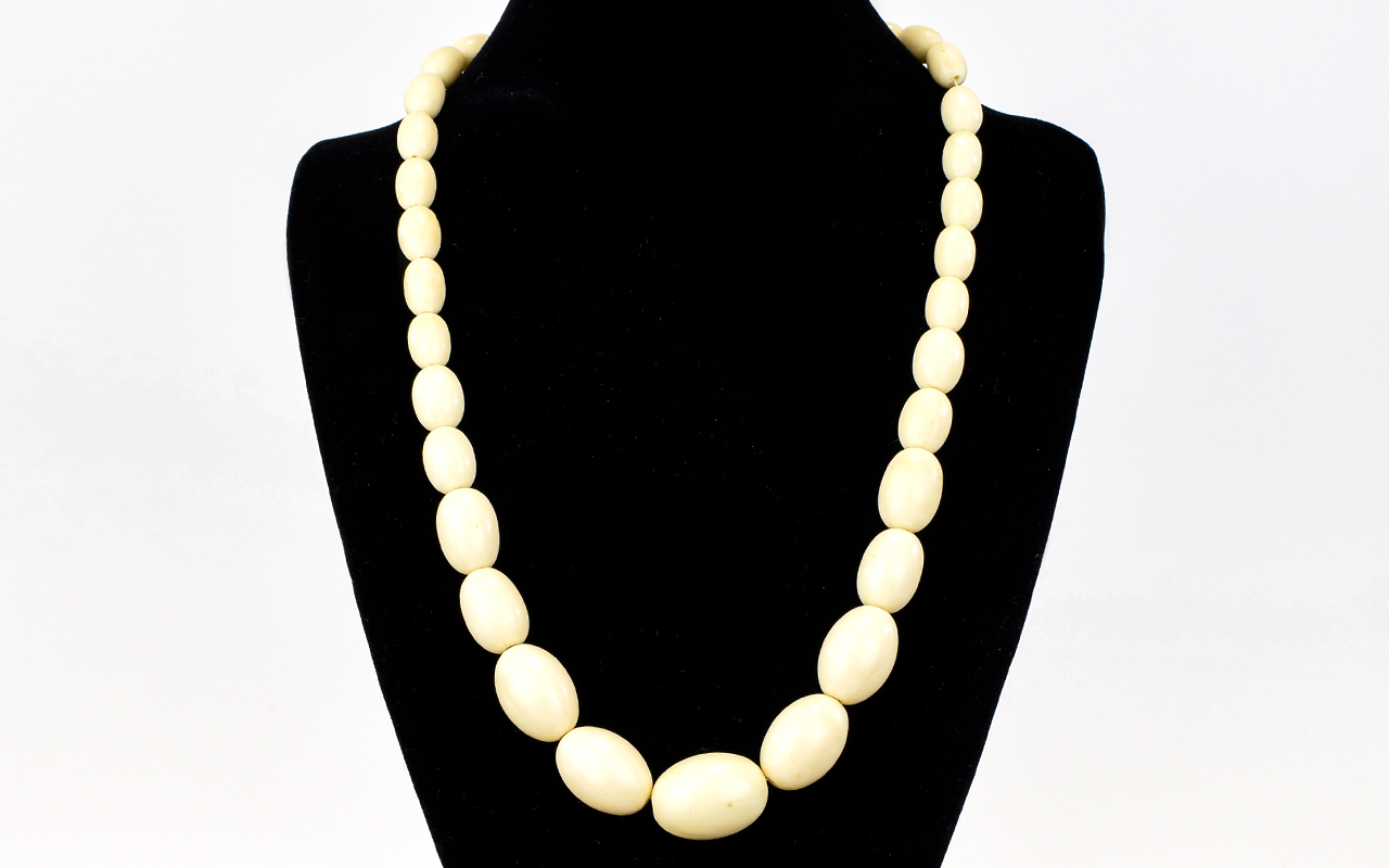 Antique Good Quality - Graduated Ivory B