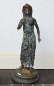 Antique Cold Painted Bronze Figure Possi