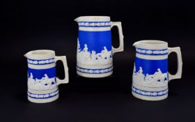 Set of Three Copeland Spode Graduated Bl