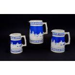 Set of Three Copeland Spode Graduated Bl