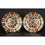 Royal Crown Derby Old Imari Pair of Cabi