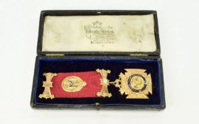 Edwardian Period Masonic Medal of Royal