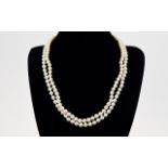 Cultured Pearl Necklaces With 9ct Gold C