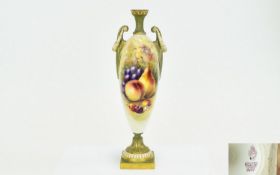 Royal Worcester Hand painted And Signed