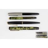 Very Good Collection of Vintage Fountain Pens ( 4 ) Four In Total.