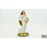 Franklin Mint Striking Porcelain Figurine - Entitled ' Destiny ' Modelled by Victoria Oldham. c.