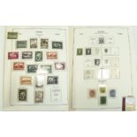 A Large Album Of Stamps To include Spain 1855-1969, mainly mint collection on valuable 'Kabe