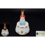 Royal Doulton Bunnykins Happy Birthday Music Box / Carousel. DB36. Designer Harry Sales.