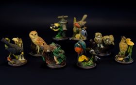 Andy Pearce Handmade and Hand Painted Resin Bird Figures - From The Country Bird Collection ( 8 )