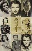 Film Star Photographs 1950's over 200 incuding John Wayne, Spencer Tracy & more.
