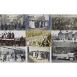 Postcard Album Containing an Excellent Collection of British Black and White Photo Postcards of