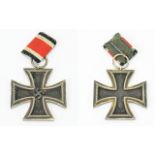 German Army World War II 1939 Iron Cross Medal of The Wehrmacht 2nd Class Shortened Period,