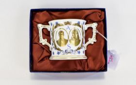Royal Crown Derby Loving Cup to Commemorate the Wedding of Prince Andrew and Sarah Ferguson