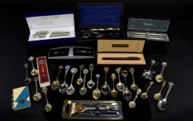 Mixed Lot Of Modern Pens To Include Waterman, Sheaffer,