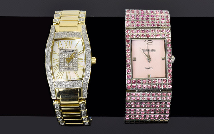 Ingersoll - Good Quality Gold Plated Diamond Set Ladies Wrist Watch. - Image 2 of 2
