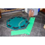 Folding Blackjack Card Game Table Top Made By Triangle,