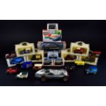 A Collection Of Boxed and Unboxed Vehicles, including Die Cast Model Walkers Crisps Truck,