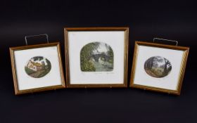 Three Limited Edition Signed Colour Etchings By Stephen Whittle A small collection,