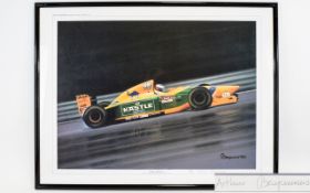 Formula One Racing Interest Limited Edition Signed Print By Arthur Benjamins Titled 'Herr