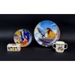 Disney & Noddy Interest. Includes The Disney Store The Lion King Plate In Original Box, Limited