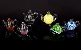 A Collection Of Balmoral Handmade Glass Paperweights.