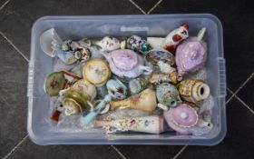 A Small collection of decorative ceramic items. Approximately 27 items in total.