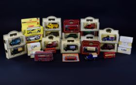 A Collection Of boxed as new Cars including Days Gone 1934 Dennis Parcels Van,