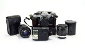Canon AE-1 35 mm Film Camera Complete with Cannon 50 mm Lens,
