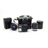Canon AE-1 35 mm Film Camera Complete with Cannon 50 mm Lens,