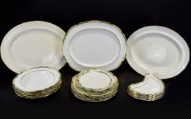 Spode Copelands/ Soane & Smith China Serveware Twenty two pieces in total to include dinner plates,