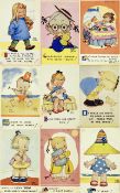 Mabel Lucie Attwell Genuine Postcards From The 1950's / 1960's ( 38 ) Postcards In Total - Please