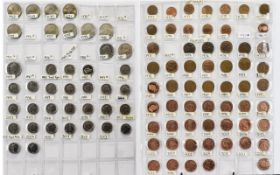 A Collection Of 20th Century Great Britain Coins A large folder containing several denominations