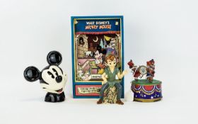 Disney Interest ( 4 ) Items In Total. Includes Mickey Mouse Cardew Collectables Limited Edition