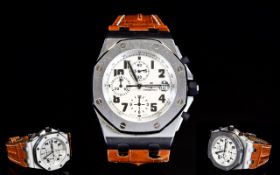 High Quality Gents Copy Fashion Automatic Stainless Steel Chronograph Wrist Watch,