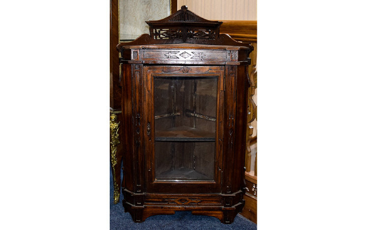 Mahogany Dumb Waiter. Height Approx 36 Inches.