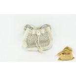 Pikolinos Beige Leather Cross Body Handbag with Original Dust Bag.