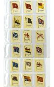 Kensitas Set of 48 Silk Cards Flags of The British Empire.