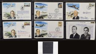 Aviation Test Pilot Series Album - Containing Hand Signed ( 15 ) Top Quality Special 1st Day Flight