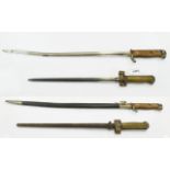 WWI French Labelle Bayonet And German Parade Bayonet The French Bayonet (shortened) measures approx