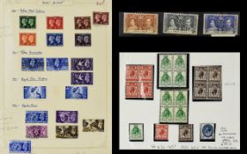 A Good Album of High Quality George V Early Great Britain Stamps,
