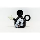 Walt Disney Copco Tea Kettle. In The Shape of Mickey Mouse, with Booklet. Height 10.5 Inches & 13