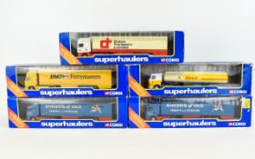Corgi Collection of Quality Diecast Scale Models - Super Haulers ( 5 ) Five In Total.