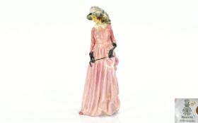 Royal Doulton Figurine ' Maureen ' Colour Pink. HN1770. Designer L. Harradine. Height 7.5 Inches.