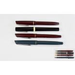 A Very Good Collection of Vintage Fountain Pens ( 4 ) Four In Total.