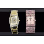 Ingersoll - Good Quality Gold Plated Diamond Set Ladies Wrist Watch.