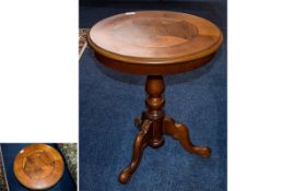 Occasional Table A small circular occasi