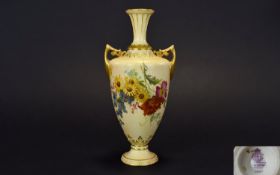 Royal Worcester Blush Ivory Twin Handle