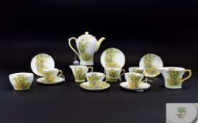 Shelley Fine Bone China ( 15 ) Piece Tea