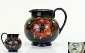 W. Moorcroft Small Signed Flambe Jug ' A